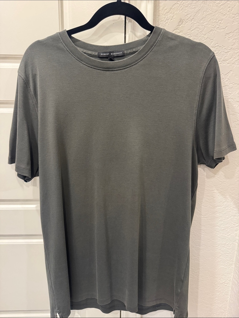 Robert Barakett Olive Crew Neck Short Sleeve Tee